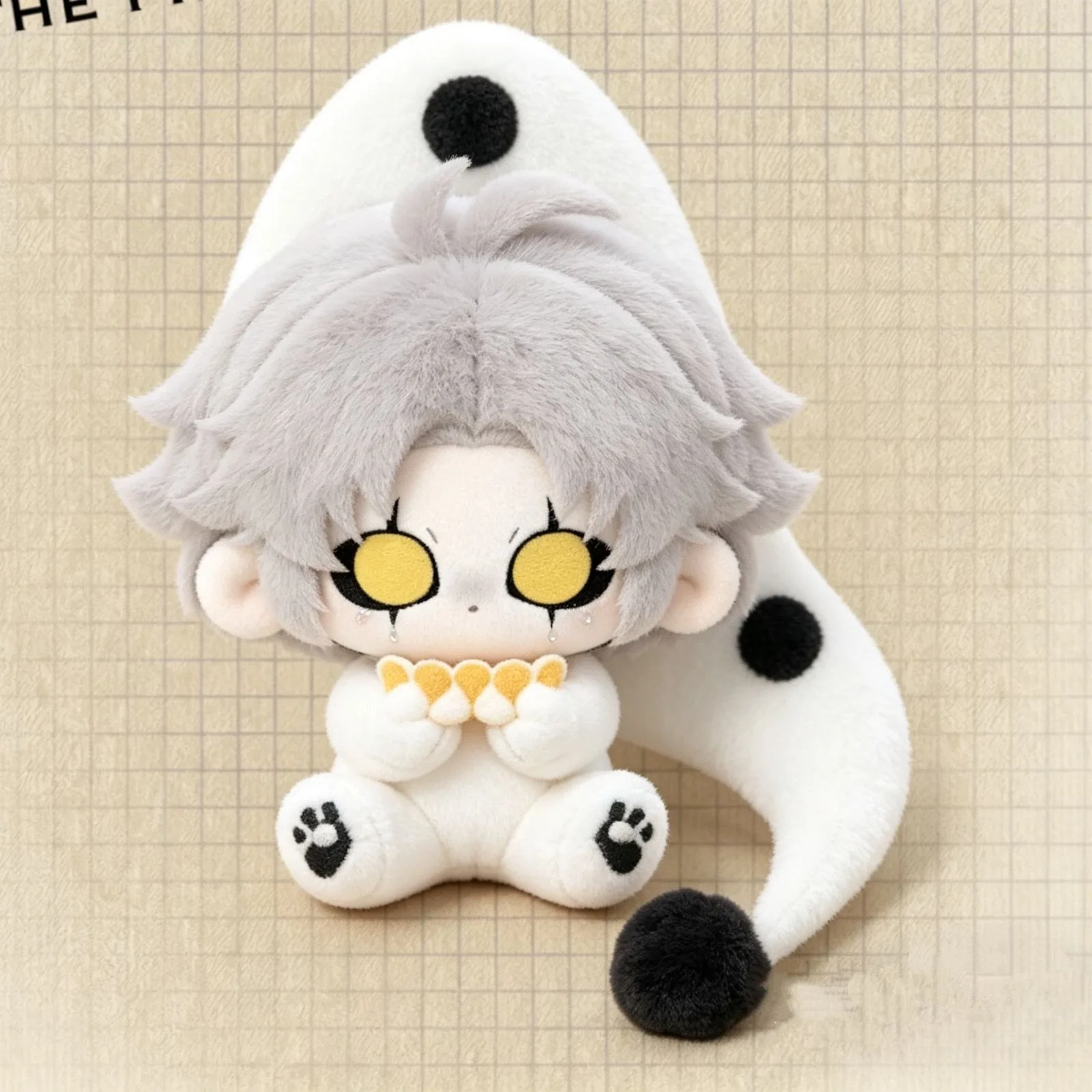 

Original Freak Circus Pierrot Cosplay Cotton Doll 10cm Fan Fiction Action Figure Ultra Soft Stress Relief