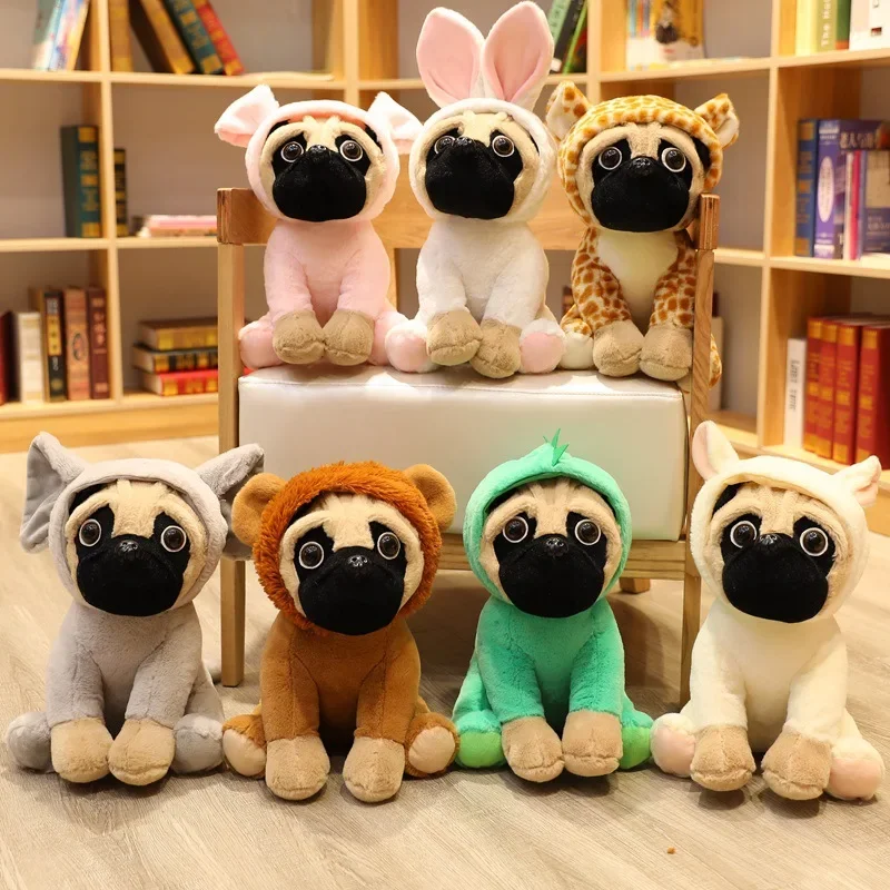 20cm Simulation Animal Plush Toys Dogs Cosplay Dinosaur Rabbit Elephant lion Sheep Stuffed Dolls Child Kids Gift