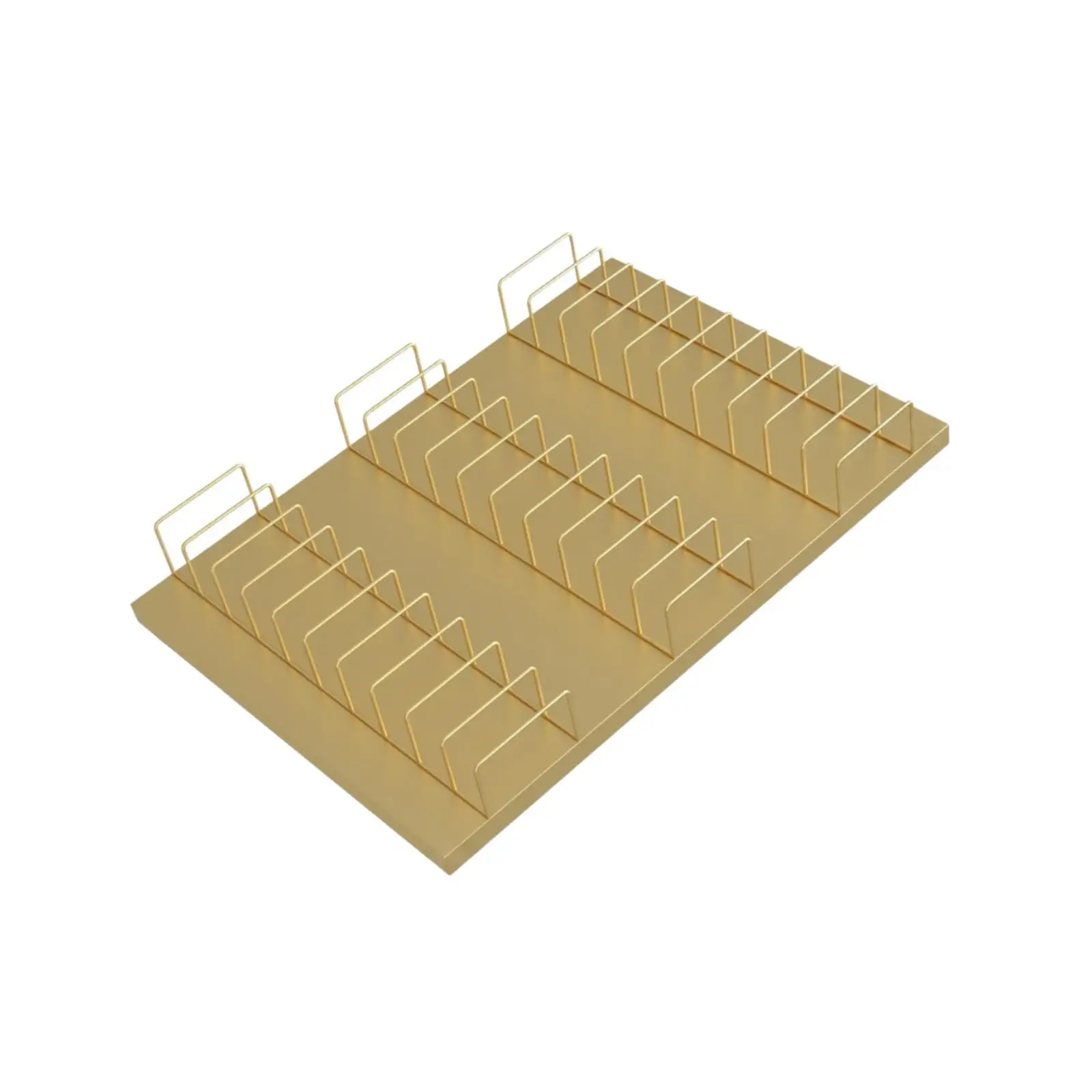 Large Capacity Desktop Tile Sample Display Rack Portable Metal Organizer Stand for Collector Display Case Retail Showcase