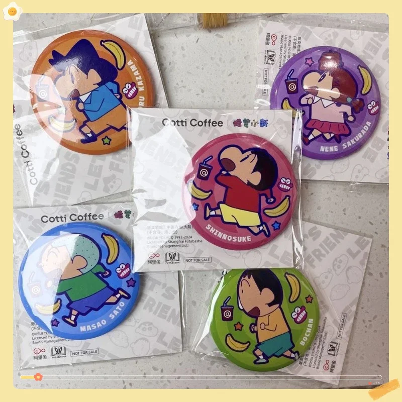 Anime Crayon Shin chan co branded refrigerator sticker, soft magnetic cute wind anime cute self-made magnetic sticker