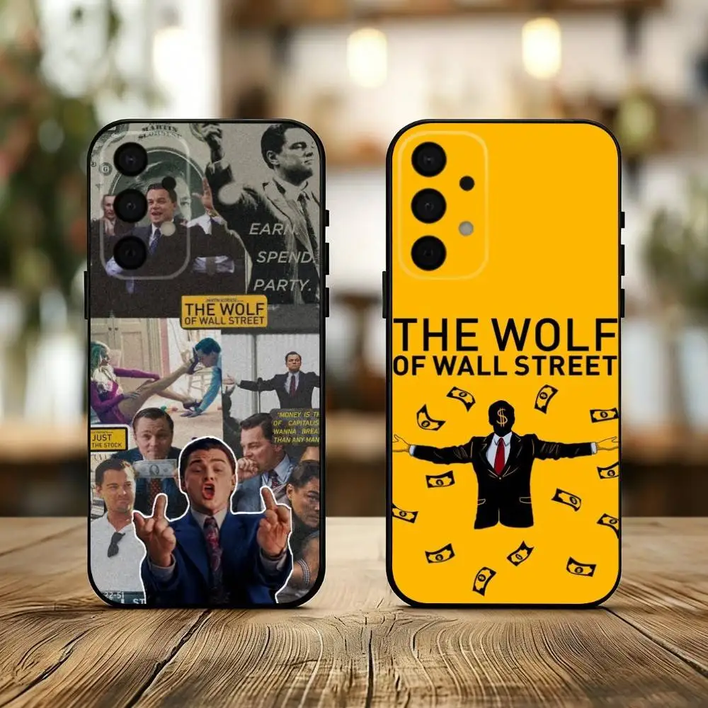 

T-The Wolf of W-Wall S-Street TV Phone Case For Samsung Galaxy A73,A72,A71,A70,A53,A52,A51,Soft Silicone Black Cover