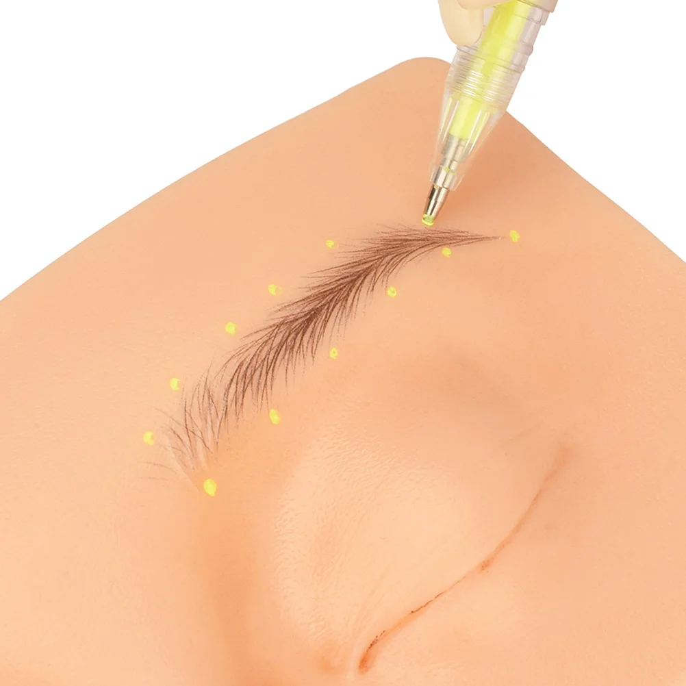 

1 комплект, маркер для картирования кожи, прозрачная ручка для макияжа, инструмент для точного позирования бровей, маркер для татуировки, ручка для макияжа бровей