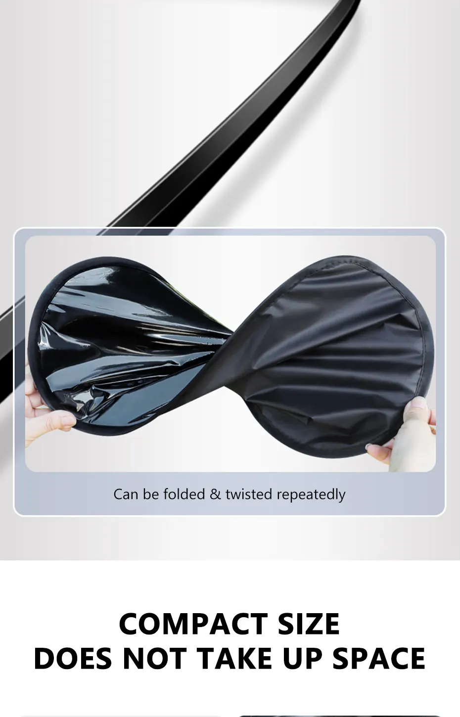 

Electrostatic Sun Visor for Car Side Window 4-Layer Sun Shade Curtains Anti-Glare UV-Blocker Auto Sun Protection Cover