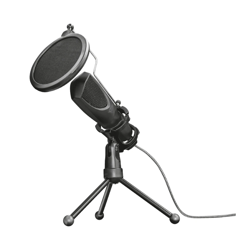 Usb Broadcast Microphone GXT 232 MANTIS USB Microphone With Tripod For Broadcast, Podcast, Vlog And Voiceover