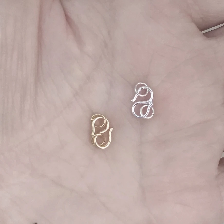 10pcs Clasps In Silver Real 925 Bracelets Hooks Sterling Close  Jump Rings S Design Wholesales Jewelry Handicrafts Components - view 5