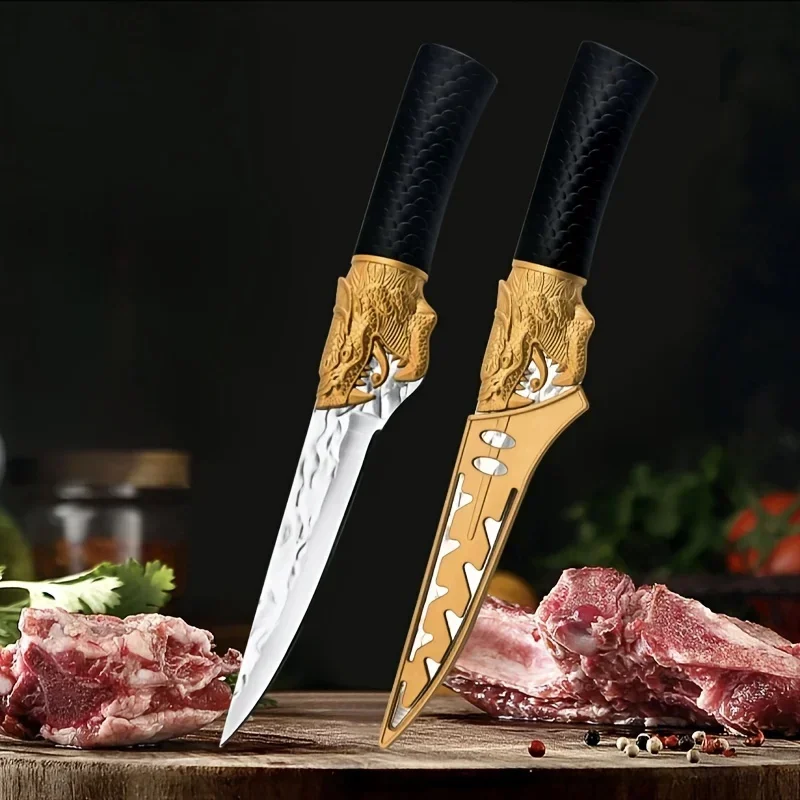 Slaughter blade sharp, bone cutting, pig killing, meat selling, and meat cutting special chef's knife,