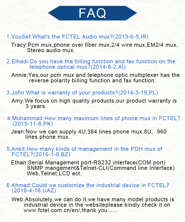 โทรศัพท์หลายบริการ 360 ช่อง PCM Multiplexer ตัวแปลงเสียงเป็นไฟเบอร์พร้อม SNMP