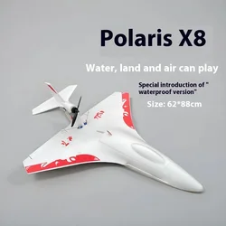 Model Aircraft Polaris X8plus Epp Seaplane Diy Electric Remote-controlled Waterproof Fixed Wing Training Aircraft