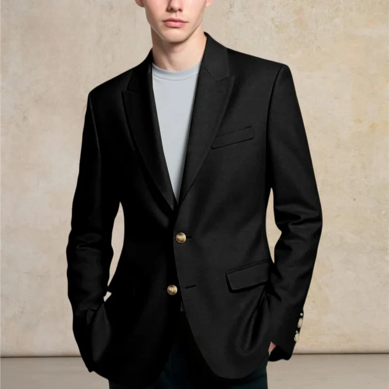 Mens Suit Jackets Casual Three Button Slim Fit Blazers Suit Separates Coat Sport Coats with Pockets for Wedding Prom Party