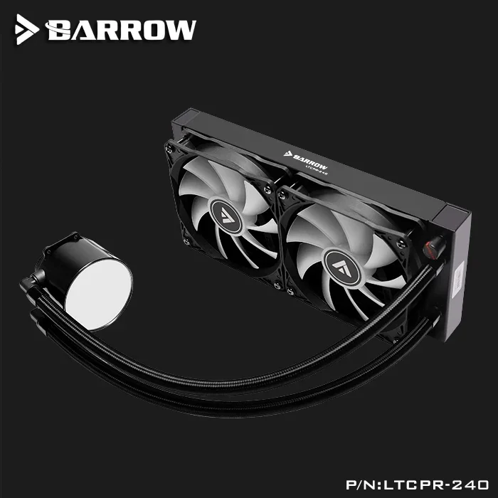 Barrow PC Case Water Cooling Kit 240mm Fan Heatsink Integrated CPU cooler Fan Radiator Pump + CPU Block + Fan Cooling Building