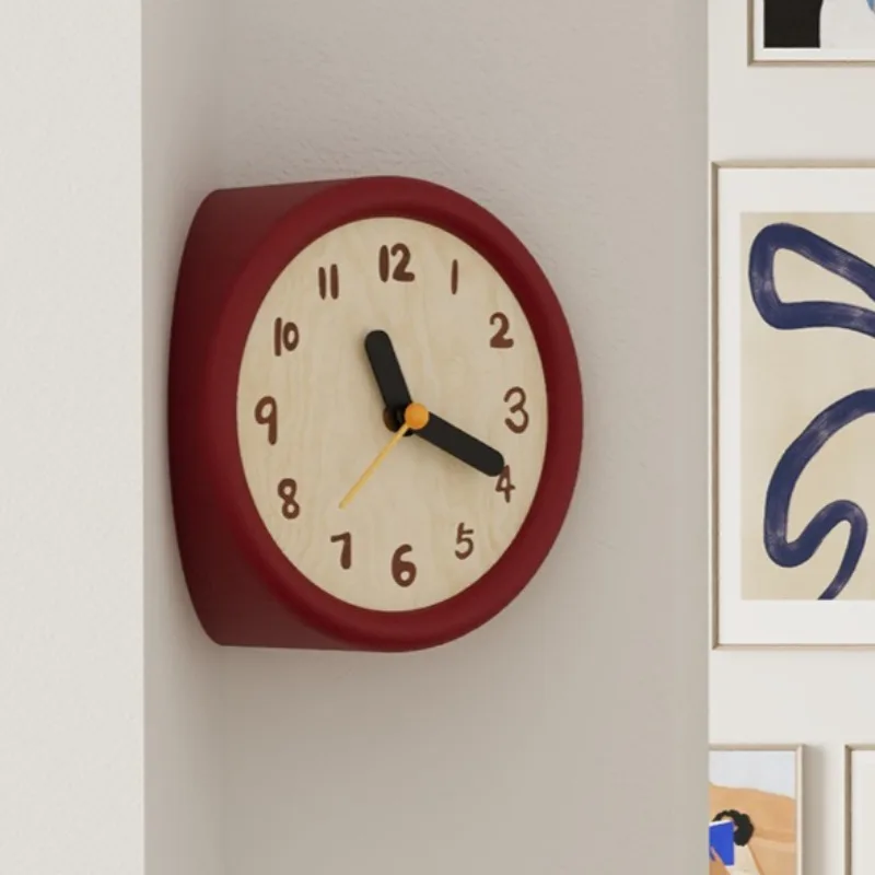Inner Corner Wall Clocks Living Room Luxury Bedrooms Wall Clock Silent Creative Artistic Clocks Nordic Brief Home Decoration