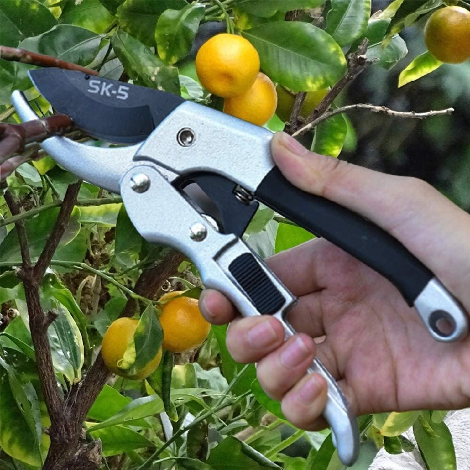 Durable, Ergonomic Pruning Shears Designed for Weak Hands – Perfect for Women and Men! Heavy Duty Hand Pruner for All Your Gar