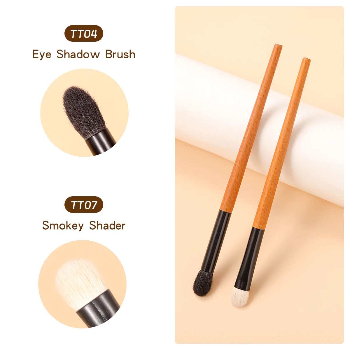 OVW Eyeshadow Blending Brush Soft Natural Goat Hair Eye Makeup Set Cosmetic Brush For Make Up