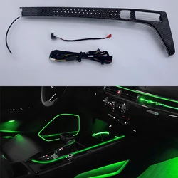 For Audi A4 S4 A5 S5 B9 2017-2022 Dashboard Ambient Light Dashboard LED Bar Strip Light Center Console Saddle Neon Lamp