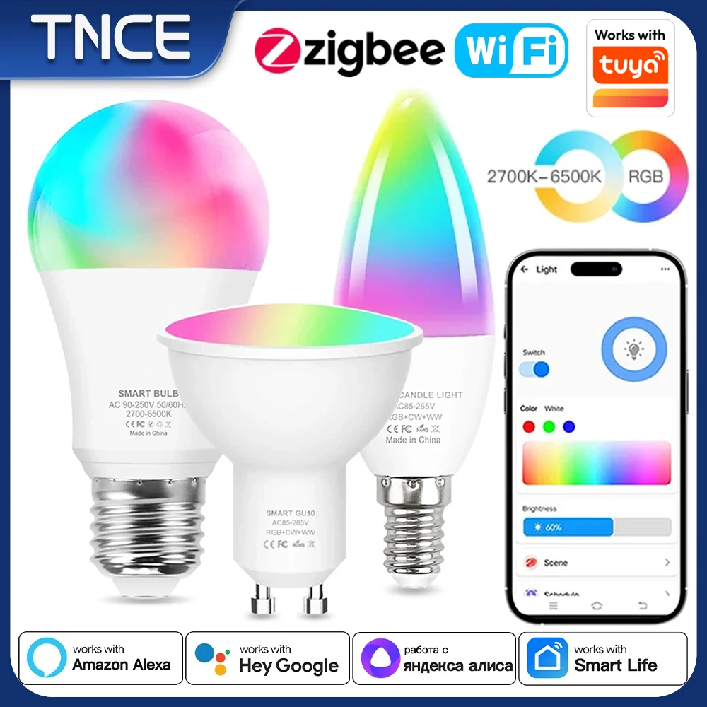 Tnce Tuya E27 E14 G…