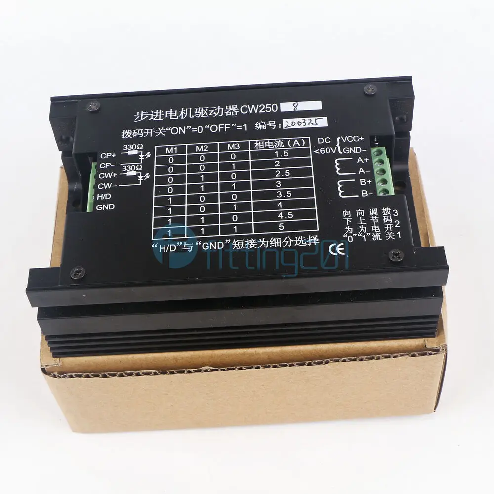 

NEW CNC CW250 20-60VDC KIT Stepper Motor driver