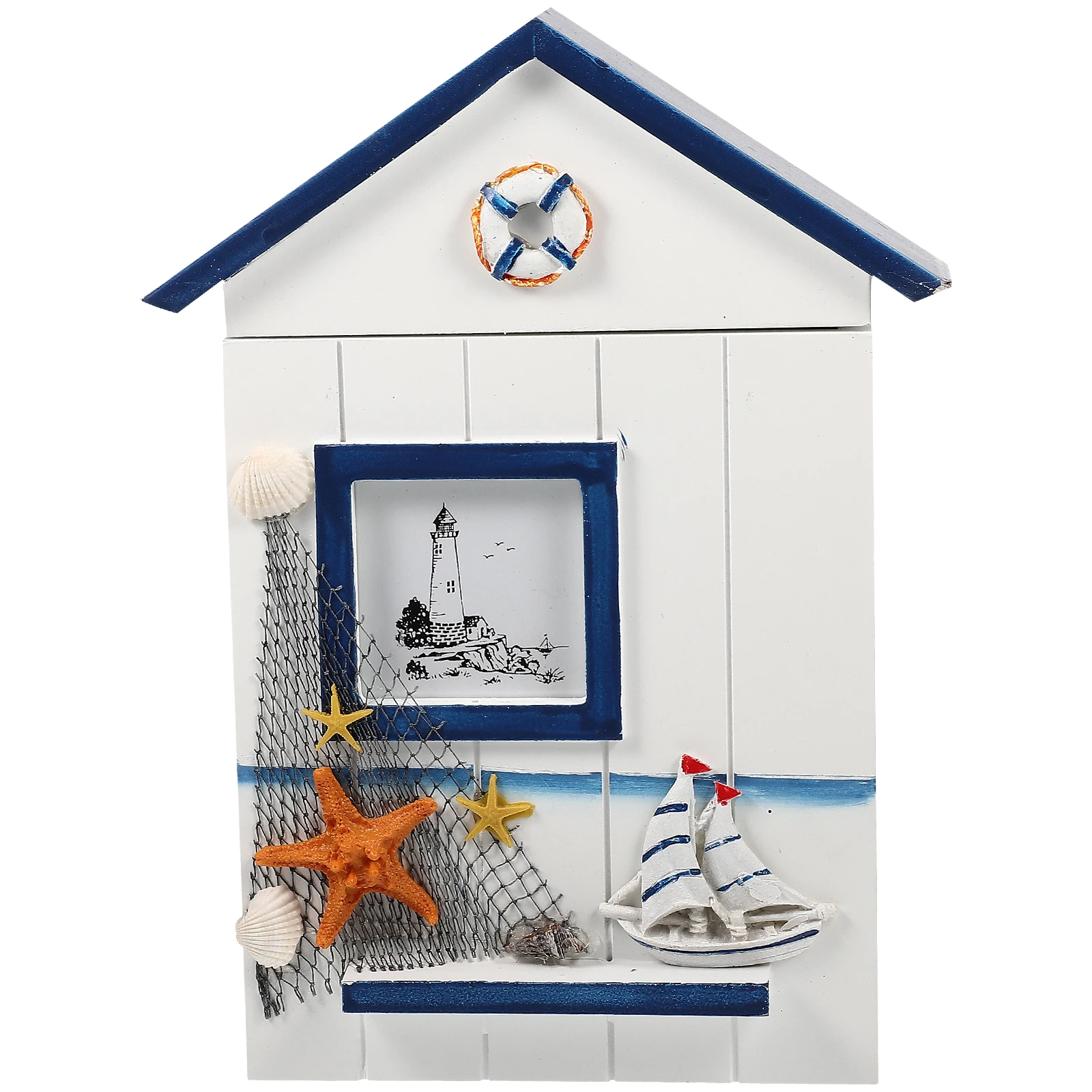 

Rustic Key Storage Bins Wall Mounted Key Holder Shelves Multi functional Holder Hooks Wall Mounted ganizer Rack Storage