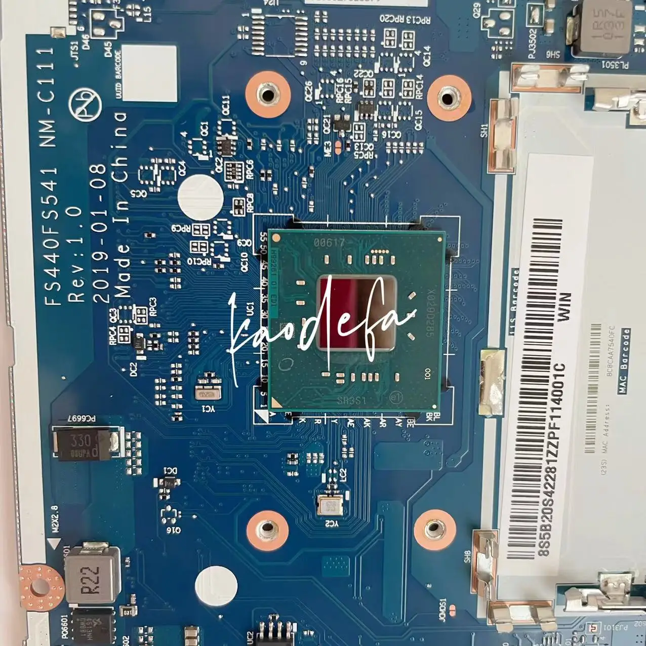 FS440FS541 NM-C111 Mainboard For Ideapad S145-15IGM Laptop Motherboard CPU:N4000 / N4100 / N5000 DDR4 Test OK