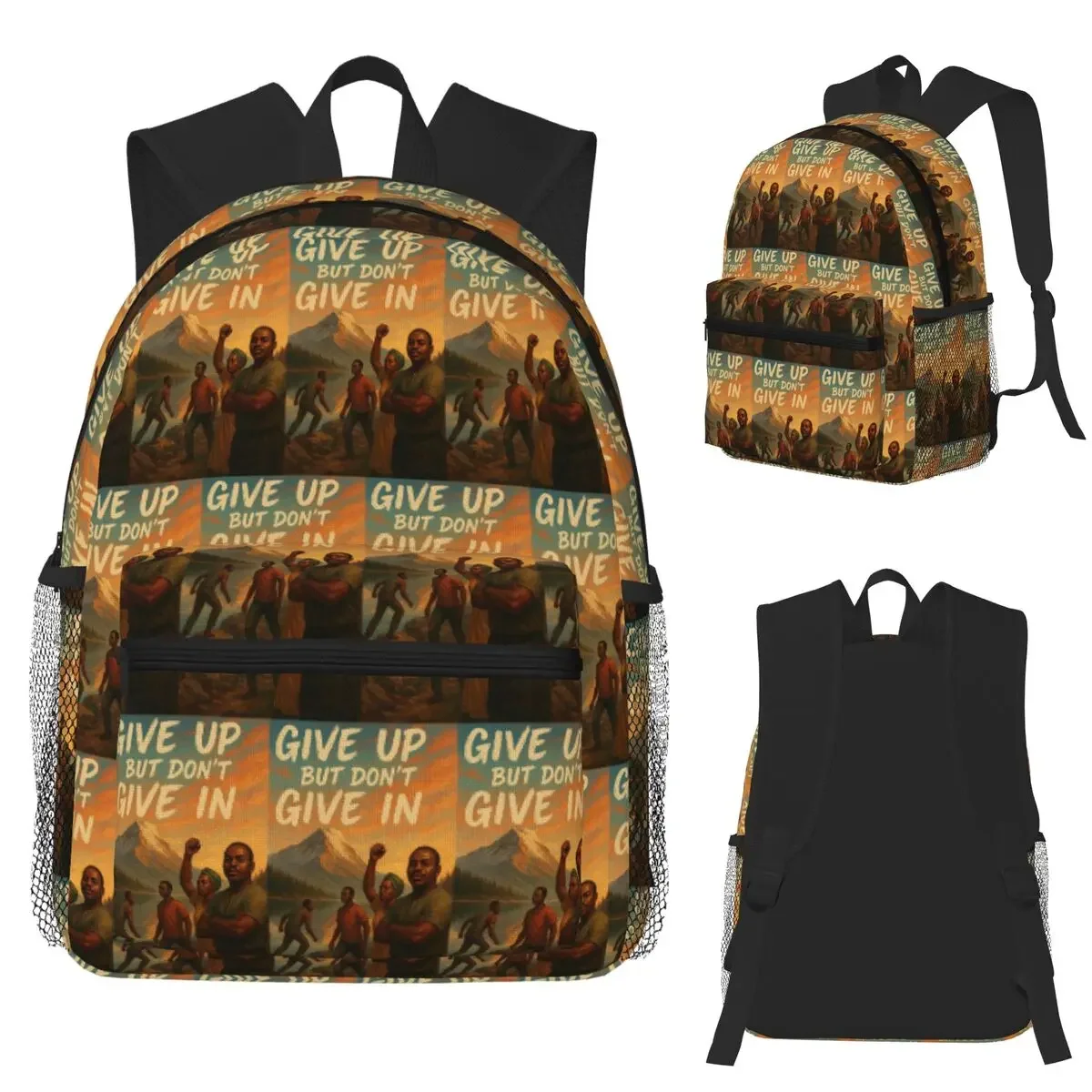 

Мураж для восхождения, вдохновляющая горная цитата, художественный студенческий рюкзак, школьная сумка, походный дорожный рюкзак, сумка для книг, сумки на плечо