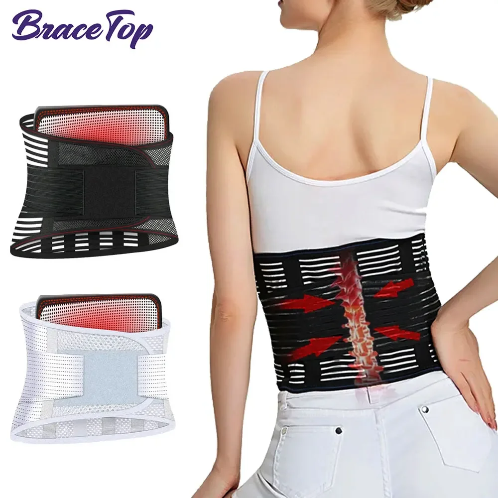 Back Brace for Lower Back Pain Relief, Lumbar Support Belt with Lumbar Pad, Breathable 3D Knit Material, Herniated Disc,Sciatica