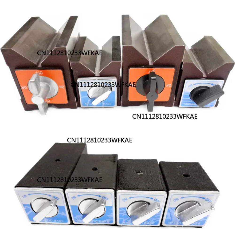 Switch Magnetic Table Base 6T 8T 10T 12T V Type Power Magnetic Base Dial Indicator Stand Base Magnet Seat Table Wire Cutting