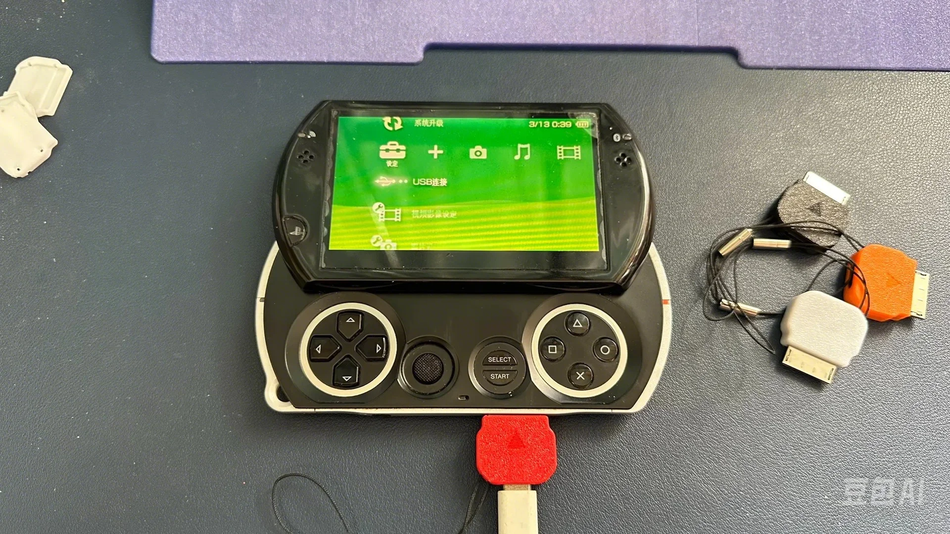 PSP Go To Type-c Converter Accesorios de carga para consolas de juegos