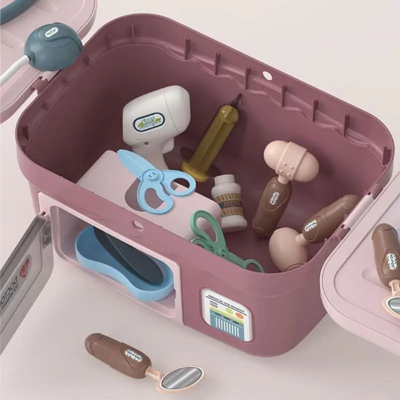 F62D tun für Play Doctor Stethoscope Medicals Imagination für Spielen F vor