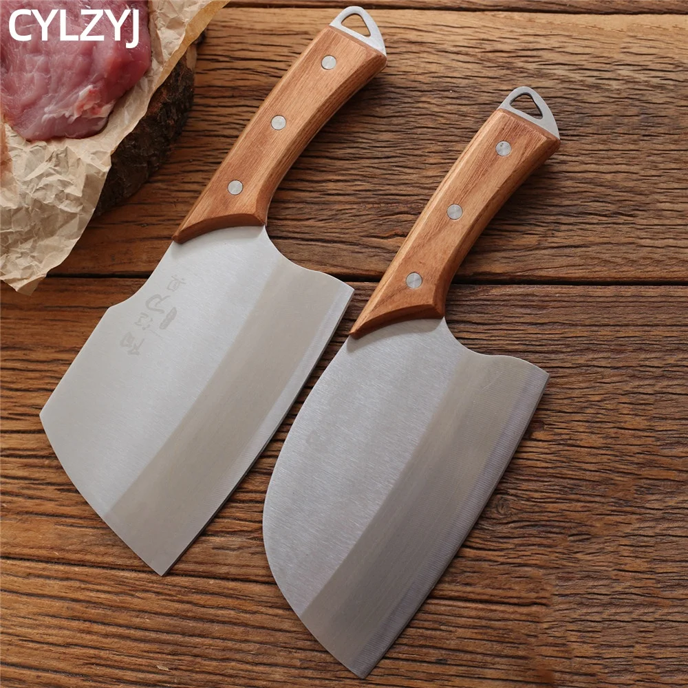 5cr15ステンレス鋼ナイフセット-魚頭ナイフ-肉切り包丁-魚釣り用2本組ナイフ-フィレナイフ-スライスナイフ-海産物-魚-水産ナイフ