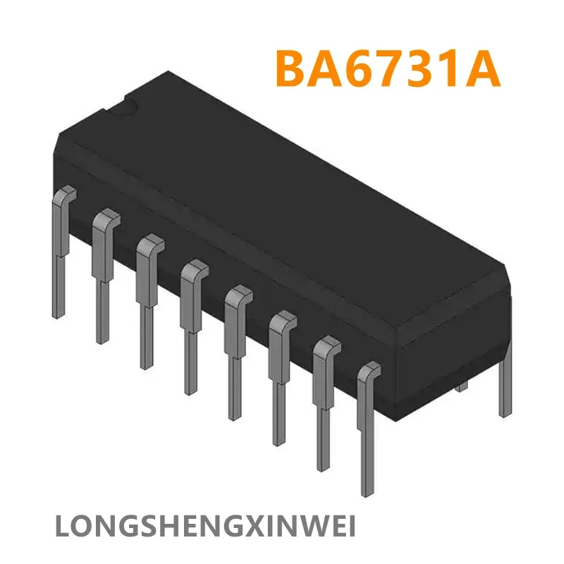 1PCS New BA6731A BA6731 DIP16 Vulnerable Chip for Automotive Instruments