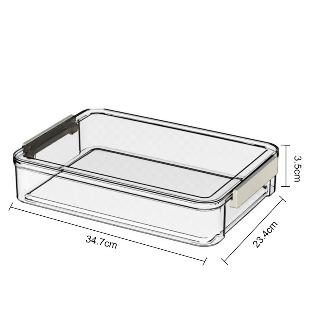 Transparent Storage Box Pet Material Storage Box Transparent Document Organizer Box with Lid Handle for Marriage for Visual