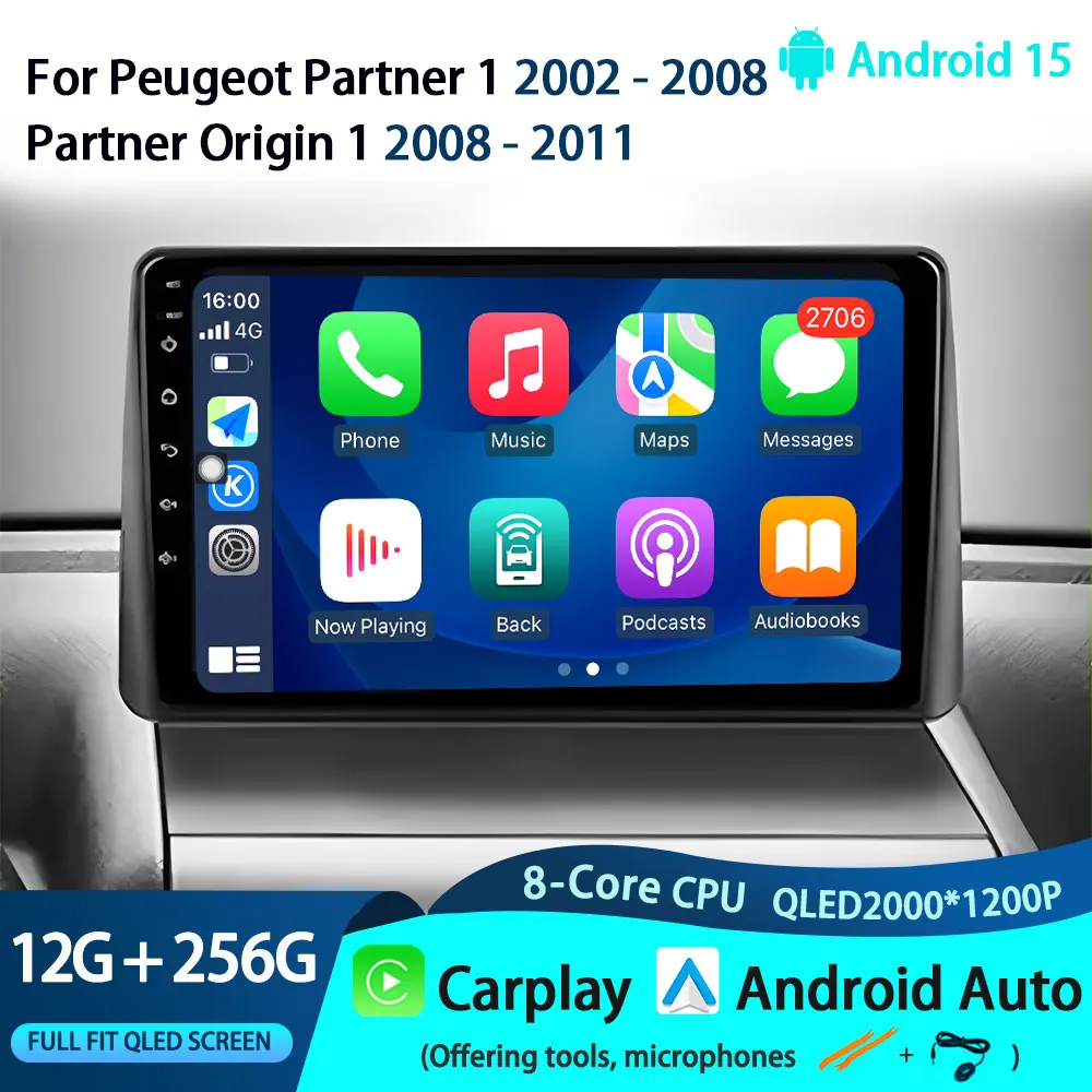 Car Radio Carplay F… - image