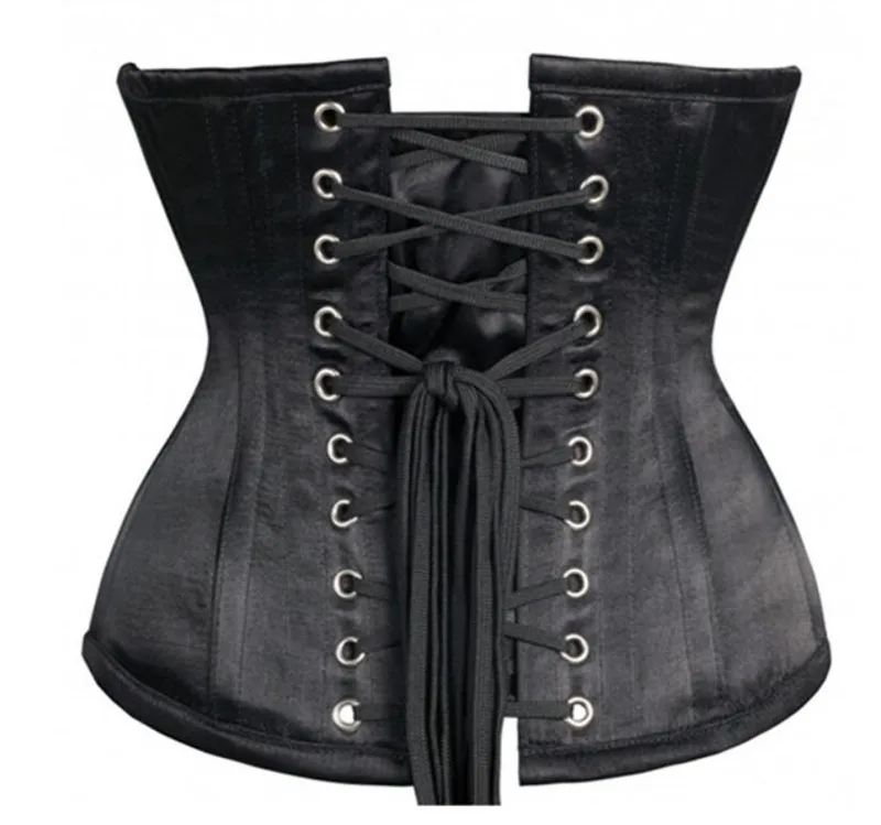 Sexy Underbust Corset for Women\'s Underwear Waist Slimming Body Shaper Corset Top Steampunk Lace-up Corset Belt