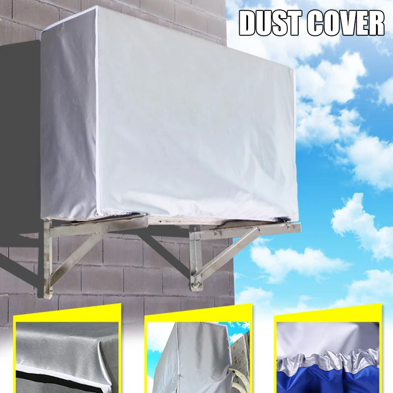 Air Conditioner Cover Anti-Dust Anti-Snow Waterproof Sunproof Conditioner Protectors for Outdoor Anti-Dust Cleaning BagRainproof