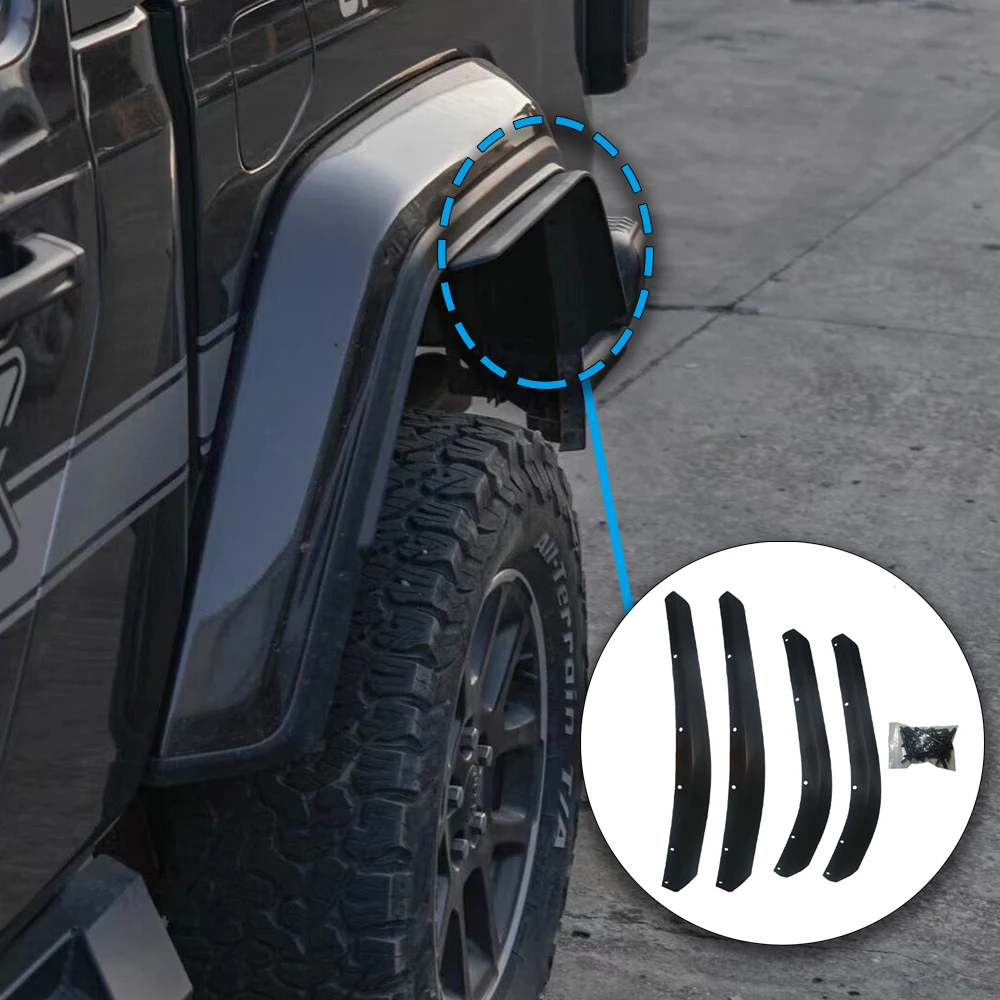 Lantsun JT1012 Original ABS Wheel Eyebrow Widened Small Wheel Cover Strip for JT Gladiator 2020++