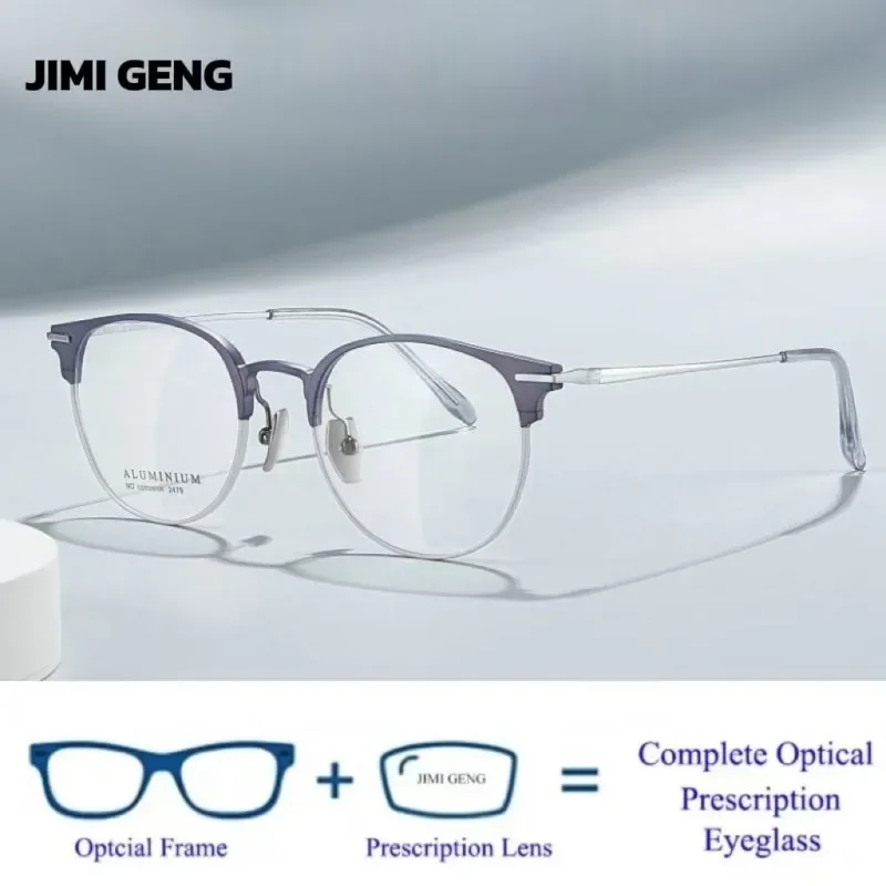 

2025 Women's High end Retro Eyebrow Glasses Frame Reading Glasses Anti blue Light Myopia Glasses Ultra light, Comfortable