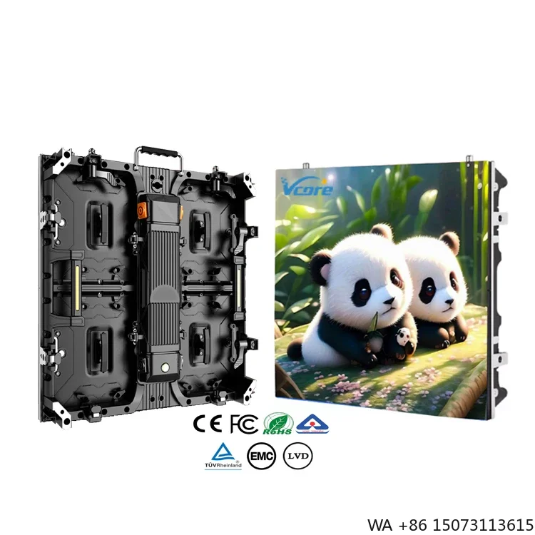 

Outdoor P3.9/P4.8 LED Rental Screen 500x1000mm Easy Install Panel for Church Events