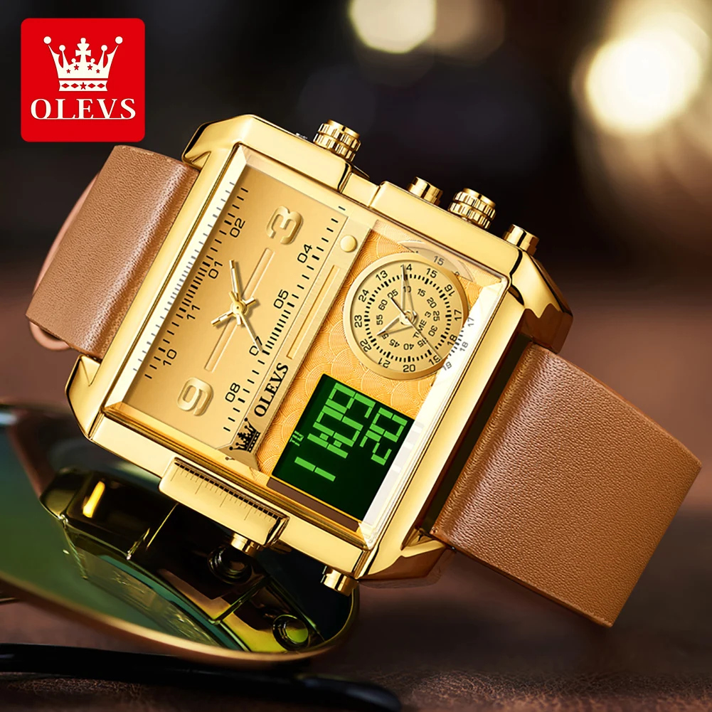 OLEVS 1101 Reloj de pulsera de - Men'S Fashion Zone reseña y precio