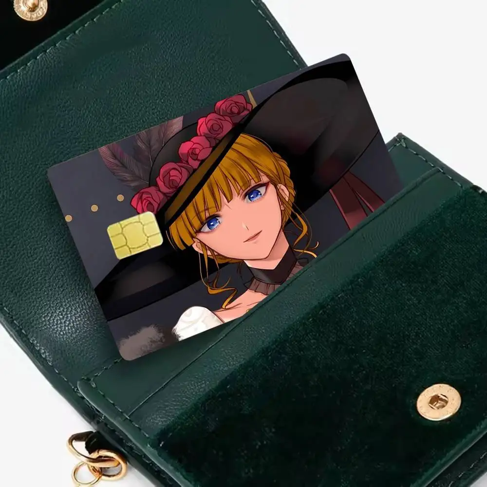 U-Umineko no Naku Koro ni Beatrice 4pcs 1Set Film Skin for Debit Credit Bank Visa Card Decal Cover