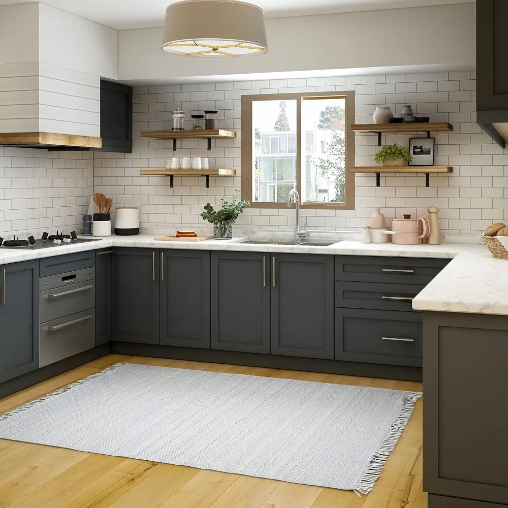 دعامات أرفف معدنية شديدة التحمل على شكل حرف L، 24 × 14.2 بوصة، سبيكة ممتازة، تركيب عالي القوة، دعم زاوية عمودية #6