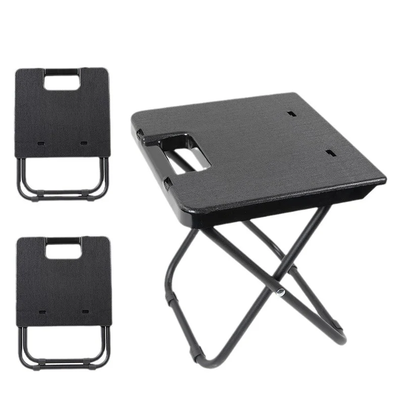 Futhope Portable Trunk Picnic Table for Tesla Model Y 2018-2024 Desk Trvael Folding Work Rest Camping Board with Two Chair