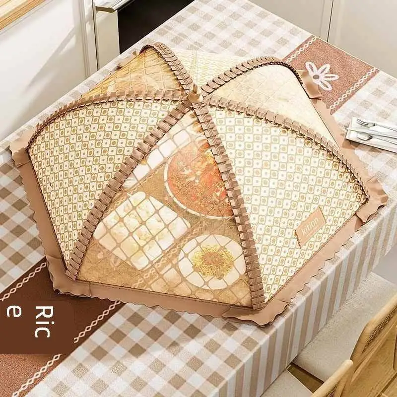 大型折りたたみ式ディナーテーブルカバー野菜シェードシンプルスタイル家庭用新モデル防虫傘型