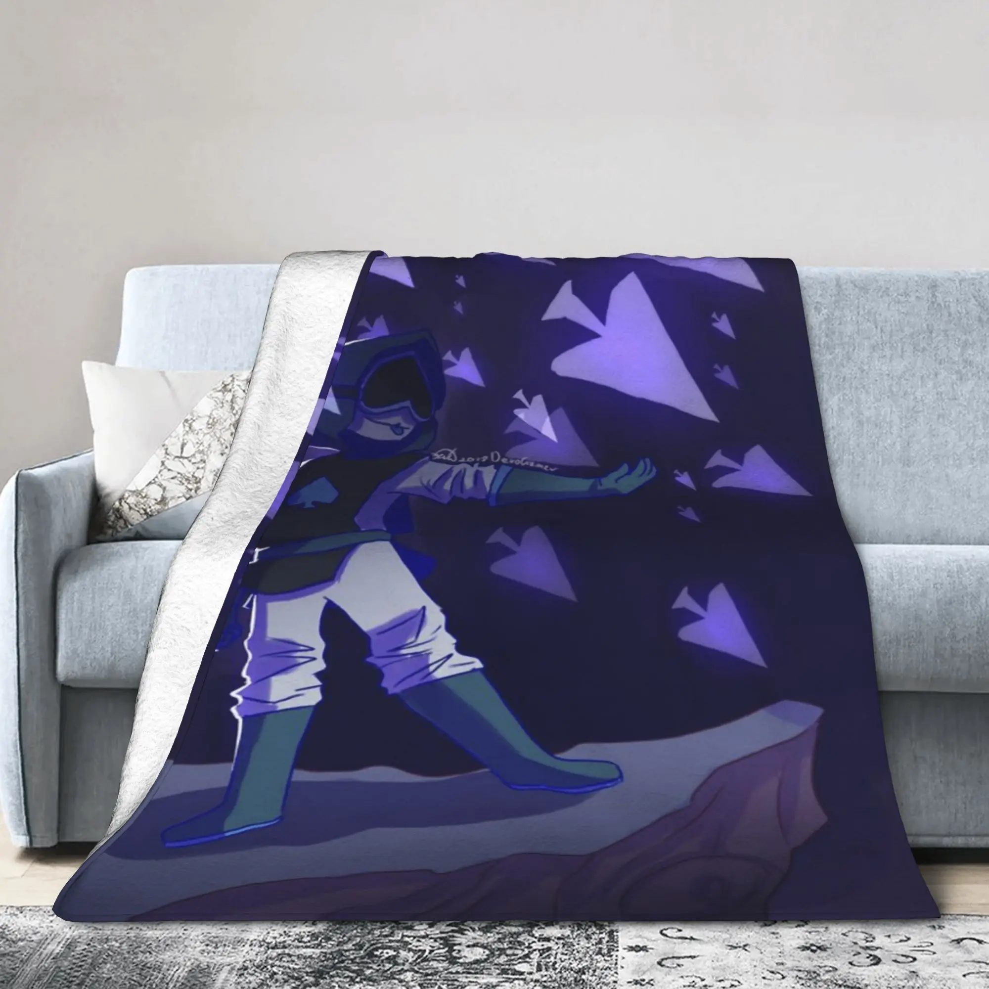 New Arrival  Lancer Face  Blankets Ultra-Soft Velvet  Relax Throw Blanket Machine Washable