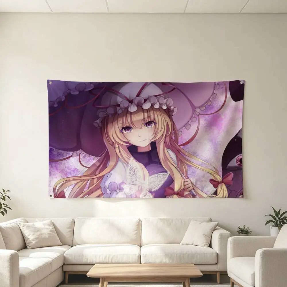 Touhou Project  Shooting Combat Flag Suitable For Party Club Outdoor Interior Wall Decoration Banner Fans Gift