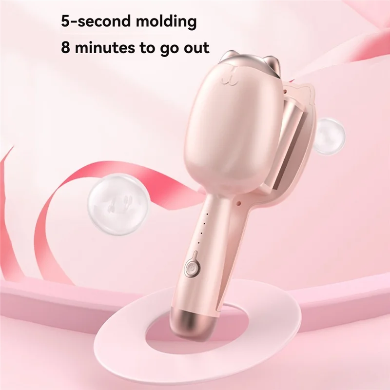 AA20-Cat Claw Hair Curler 32Mm Golden Arc S-Shaped Hot Plate 30 Second To Heat 5 Seconds To Shape EU Plug A