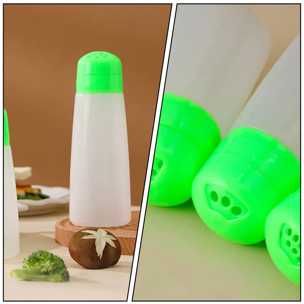 

6Pcs Seasoning Bottles Premium Kitchen Spice Jars Set for Salt Pepper Storage Food Grade Condiment Containers Easy Clean