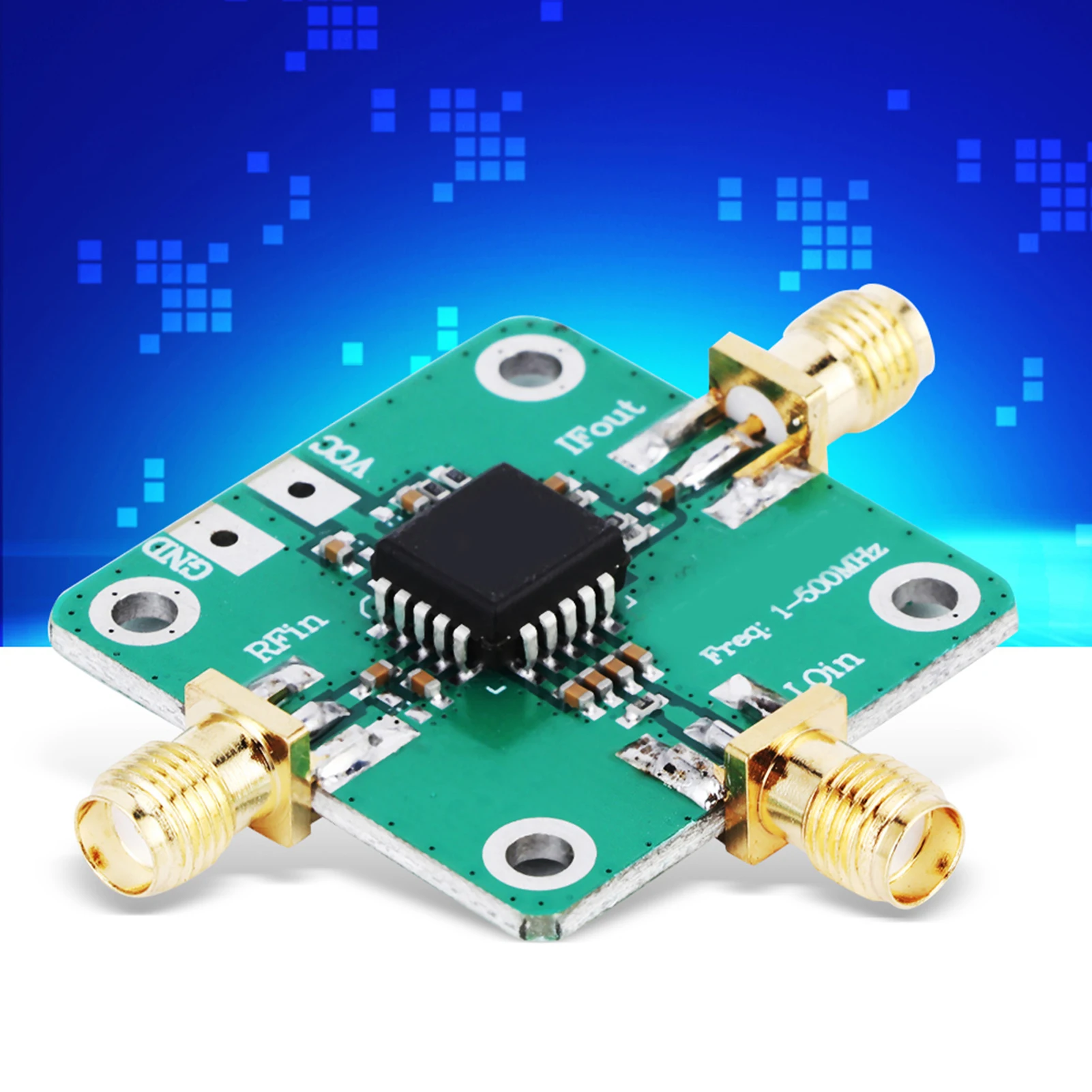 

Модуль радиочастотного микшера AD831 Высокочастотный привод Инвертор Плата усилителя Преобразователь 1‐500 МГц 1‐500 МГц Модуль микшера Модуль радиочастотного микшера