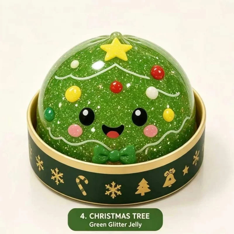 Weihnachts-Quetschball mit Weihnachtsmann, Weihnachtsbaum und Elch Motiv, Stressabbau, Weihnachtsdekoration, Neujahrsgeschenk, Party-Geschenk – Detail 6
