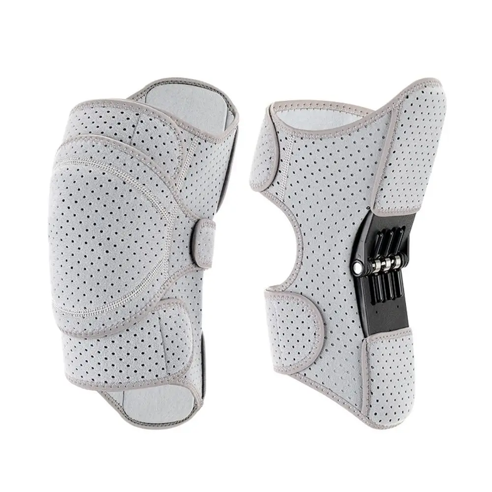 جديد مع الينابيع الارتداد القوية جهاز مساعد الركبة غير قابل للانزلاق تنفس الركبة الداعم قابل للتعديل الربيع استقرار