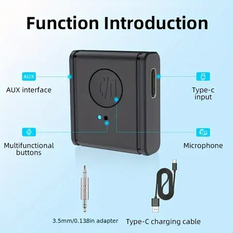 차량용 어댑터 Bluetooth 5.3 송신기
