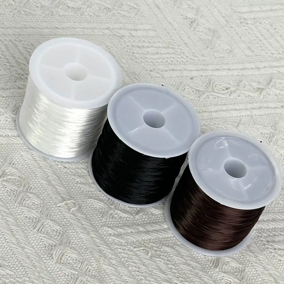 60M/Roll Strong Elastic Crystal Beading Cord 0.6mm Stretch Thread String Bracelet Wires For Jewelry Making Cords Line image 2